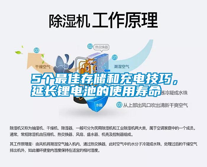 5個最佳存儲和充電技巧，延長鋰電池的使用壽命