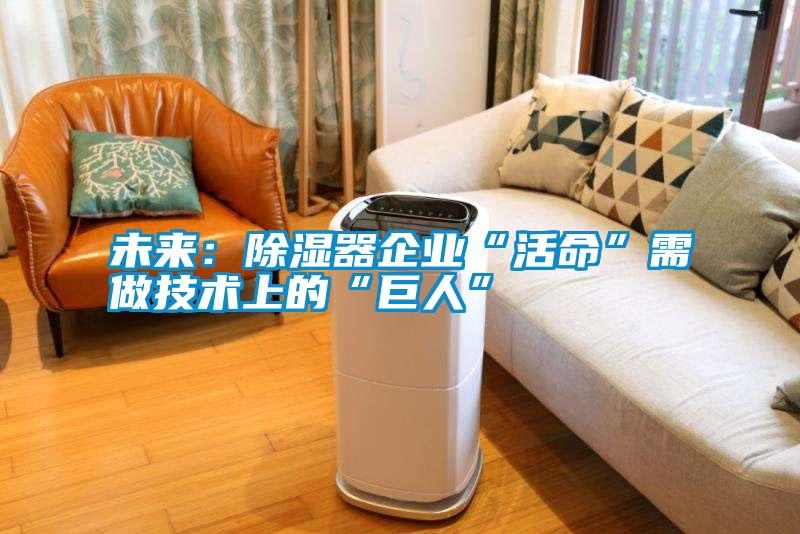 未來：除濕器企業(yè)“活命”需做技術上的“巨人”