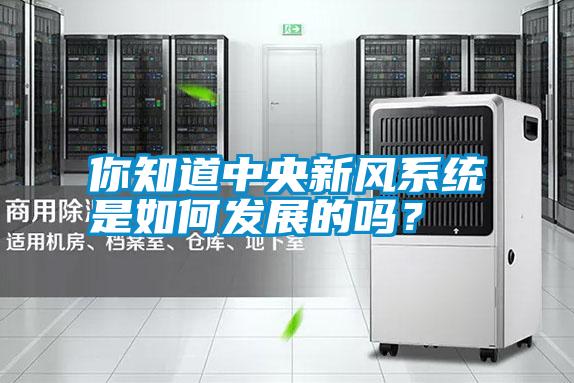 你知道中央新風(fēng)系統(tǒng)是如何發(fā)展的嗎？