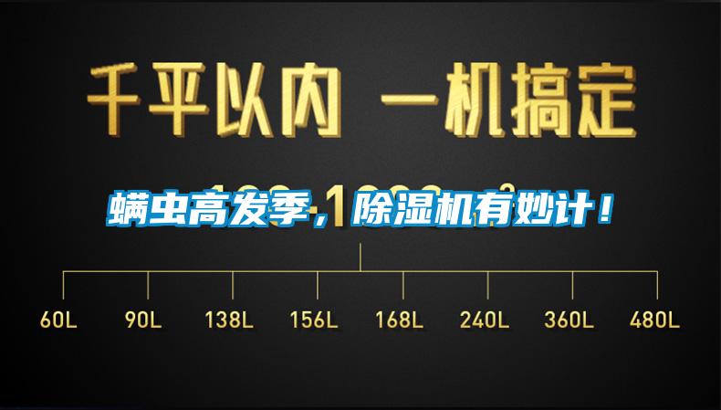 螨蟲高發(fā)季，除濕機有妙計！