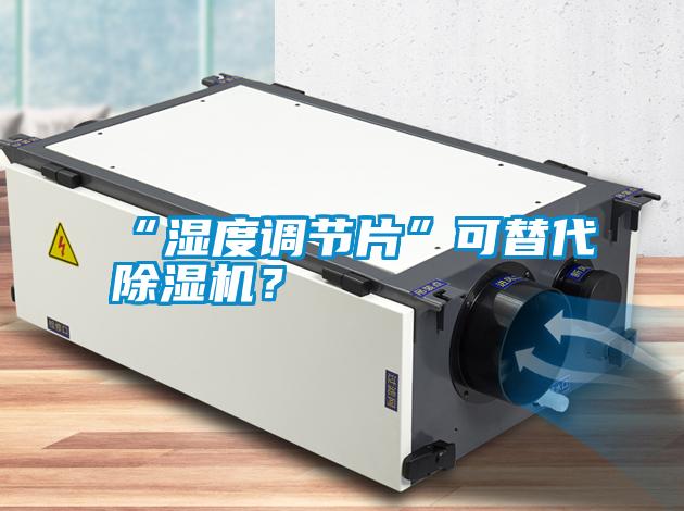 “濕度調(diào)節(jié)片”可替代除濕機？