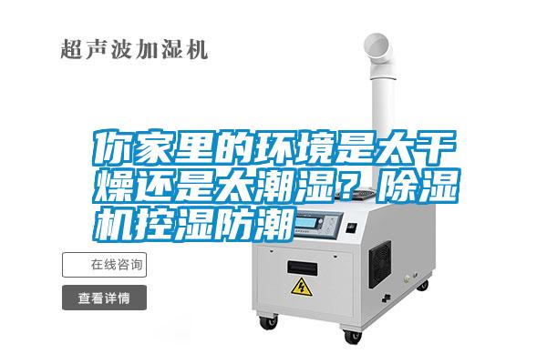 你家里的環(huán)境是太干燥還是太潮濕？除濕機(jī)控濕防潮