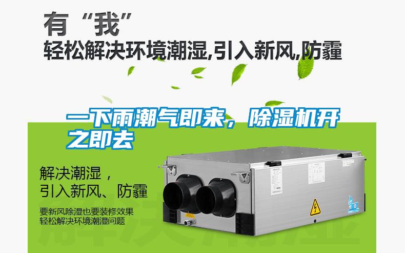 一下雨潮氣即來，除濕機(jī)開之即去