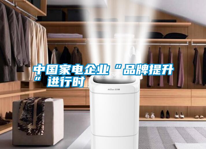 中國家電企業“品牌提升”進行時