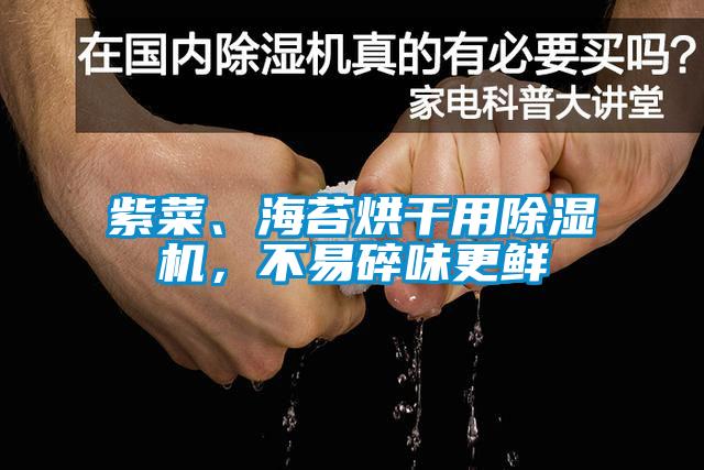 紫菜、海苔烘干用除濕機(jī)，不易碎味更鮮