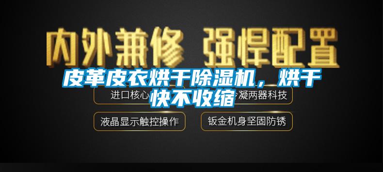 皮革皮衣烘干除濕機，烘干快不收縮