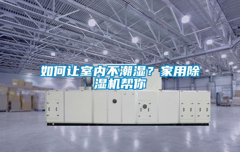 如何讓室內不潮濕？家用除濕機幫你