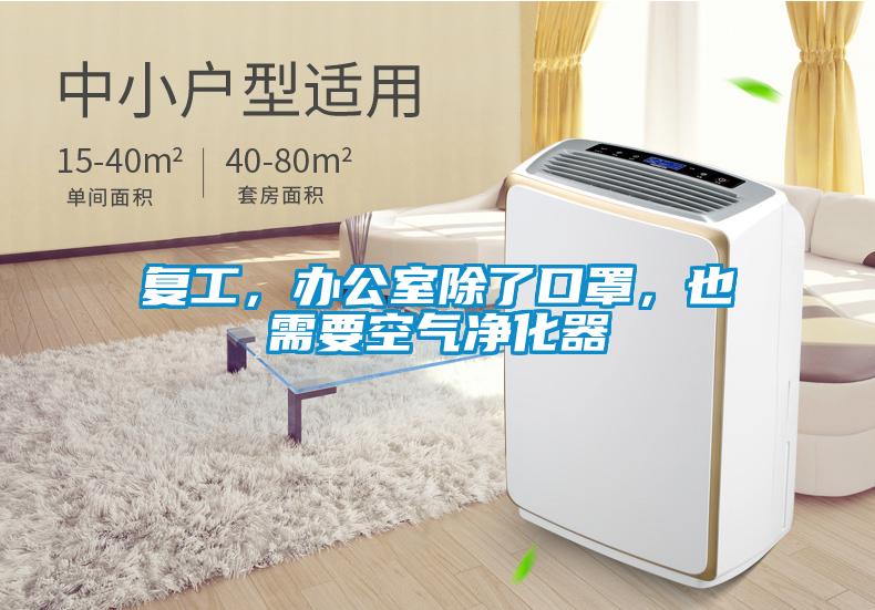 復工，辦公室除了口罩，也需要空氣凈化器