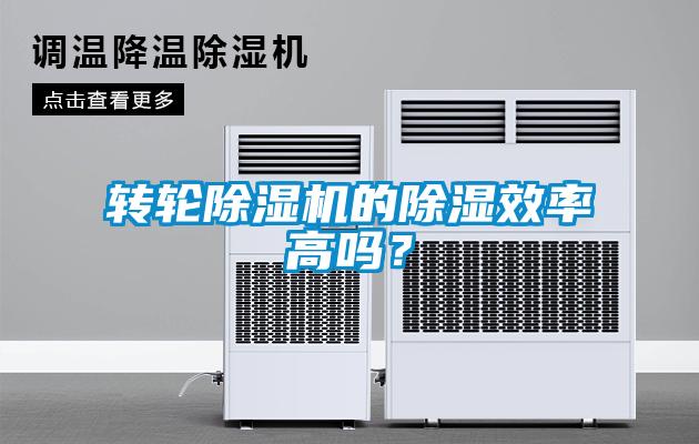 轉輪除濕機的除濕效率高嗎？