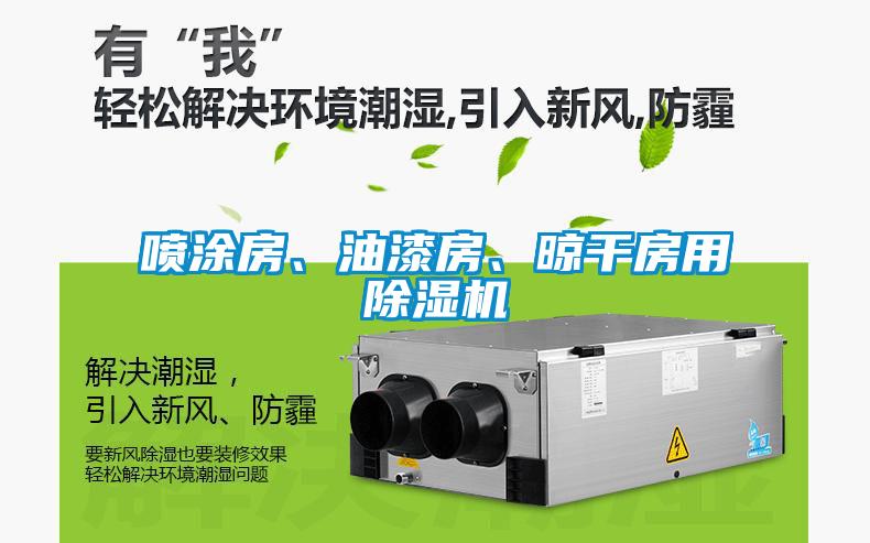 噴涂房、油漆房、晾干房用除濕機