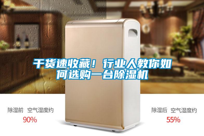 干貨速收藏！行業人教你如何選購一臺除濕機