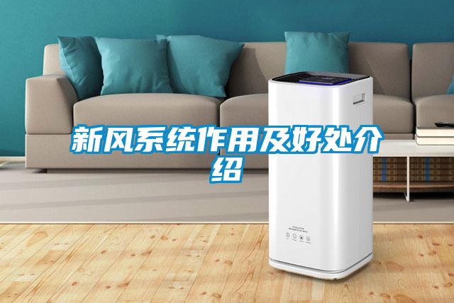 新風系統作用及好處介紹
