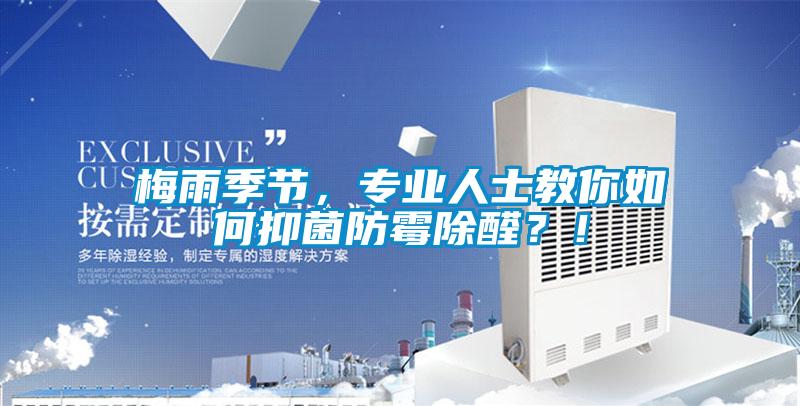 梅雨季節，專業人士教你如何抑菌防霉除醛？！