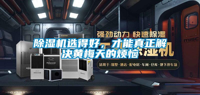 除濕機(jī)選得好，才能真正解決黃梅天的煩惱