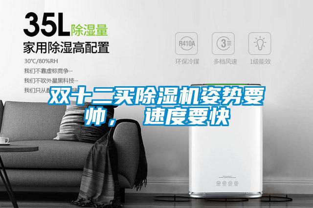 雙十二買除濕機(jī)姿勢要帥， 速度要快
