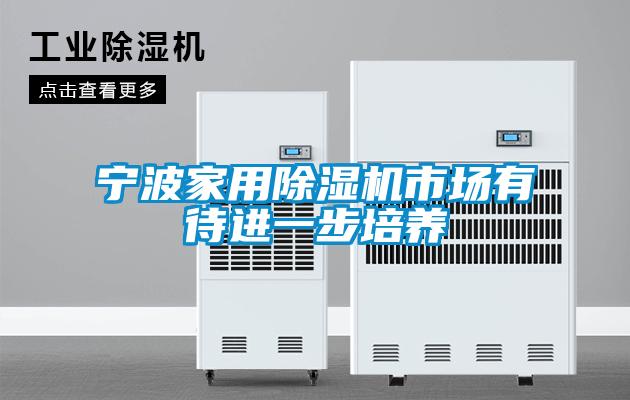 寧波家用除濕機(jī)市場有待進(jìn)一步培養(yǎng)