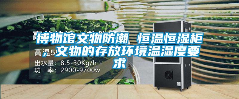 博物館文物防潮 恒溫恒濕柜，文物的存放環境溫濕度要求