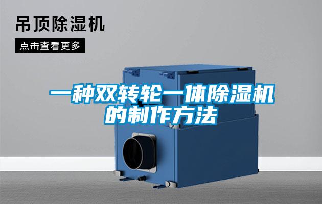 一種雙轉輪一體除濕機的制作方法
