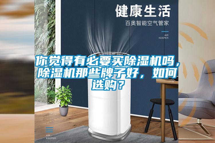 你覺得有必要買除濕機嗎，除濕機那些牌子好，如何選購？