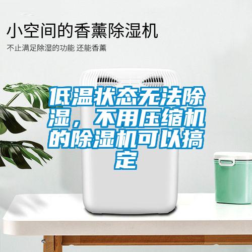 低溫狀態無法除濕，不用壓縮機的除濕機可以搞定