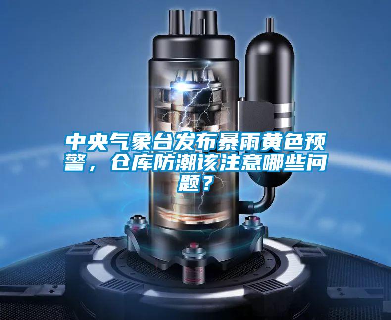 中央氣象臺發布暴雨黃色預警，倉庫防潮該注意哪些問題？