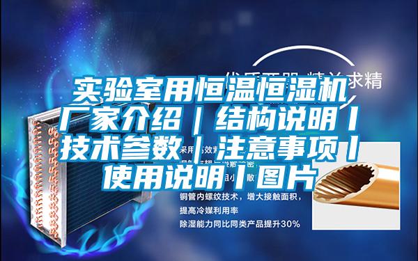 實驗室用恒溫恒濕機廠家介紹｜結構說明丨技術參數｜注意事項丨使用說明丨圖片