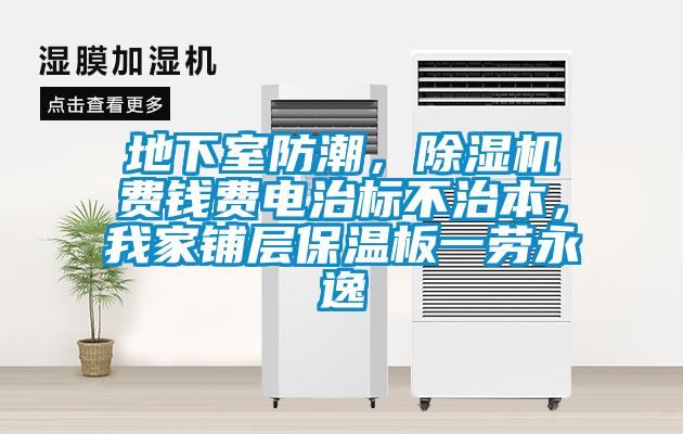 地下室防潮，除濕機費錢費電治標不治本，我家鋪層保溫板一勞永逸