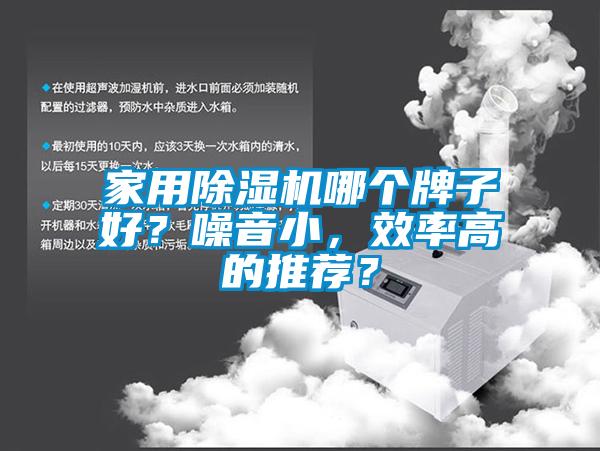 家用除濕機(jī)哪個(gè)牌子好？噪音小，效率高的推薦？