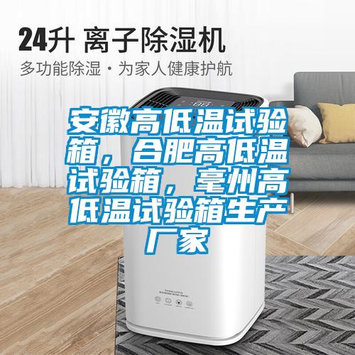 安徽高低溫試驗(yàn)箱，合肥高低溫試驗(yàn)箱，毫州高低溫試驗(yàn)箱生產(chǎn)廠家