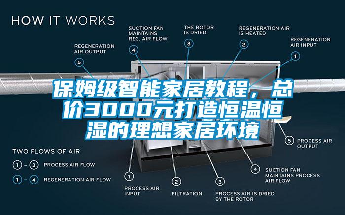 保姆級智能家居教程，總價3000元打造恒溫恒濕的理想家居環境