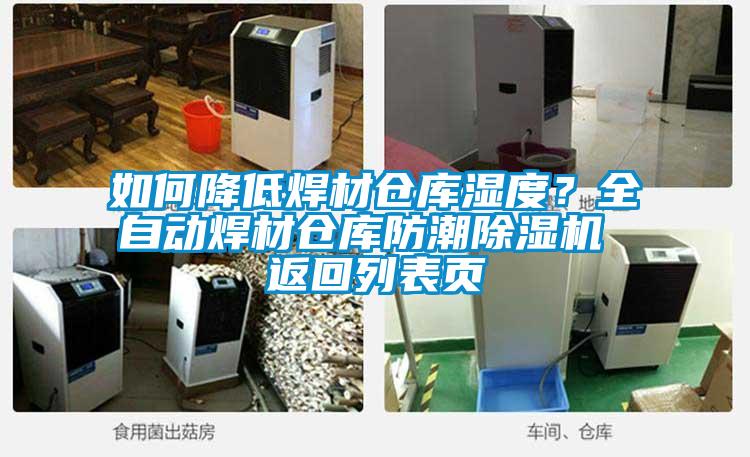 如何降低焊材倉(cāng)庫(kù)濕度？全自動(dòng)焊材倉(cāng)庫(kù)防潮除濕機(jī) 返回列表頁(yè)