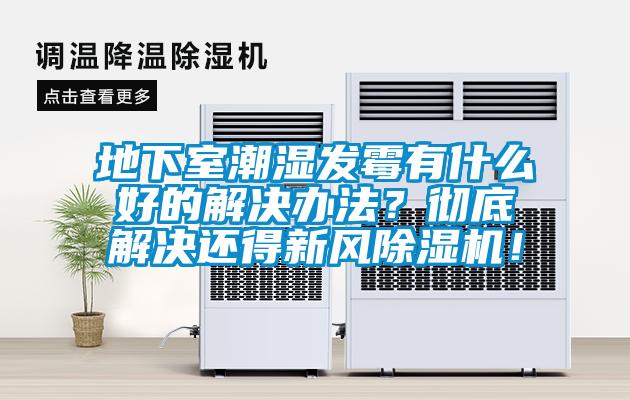 地下室潮濕發霉有什么好的解決辦法？徹底解決還得新風除濕機！
