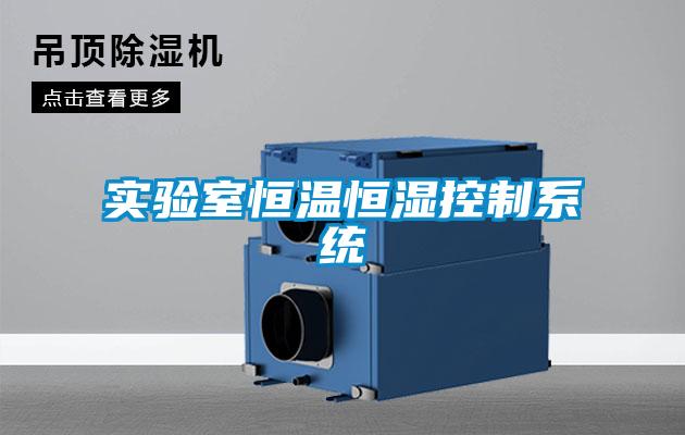 實驗室恒溫恒濕控制系統
