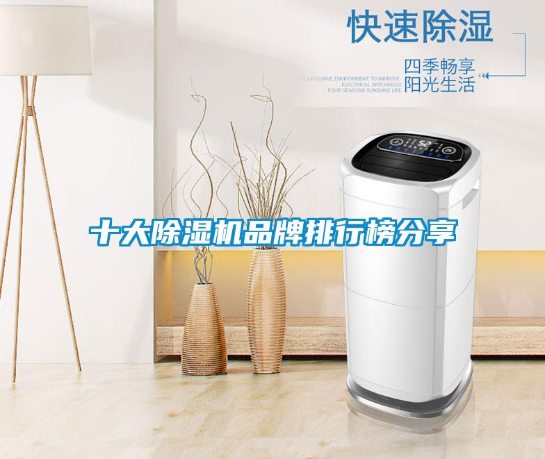 十大除濕機品牌排行榜分享