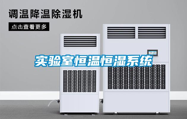 實驗室恒溫恒濕系統