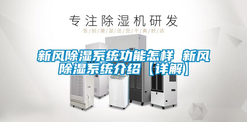 新風除濕系統功能怎樣 新風除濕系統介紹【詳解】