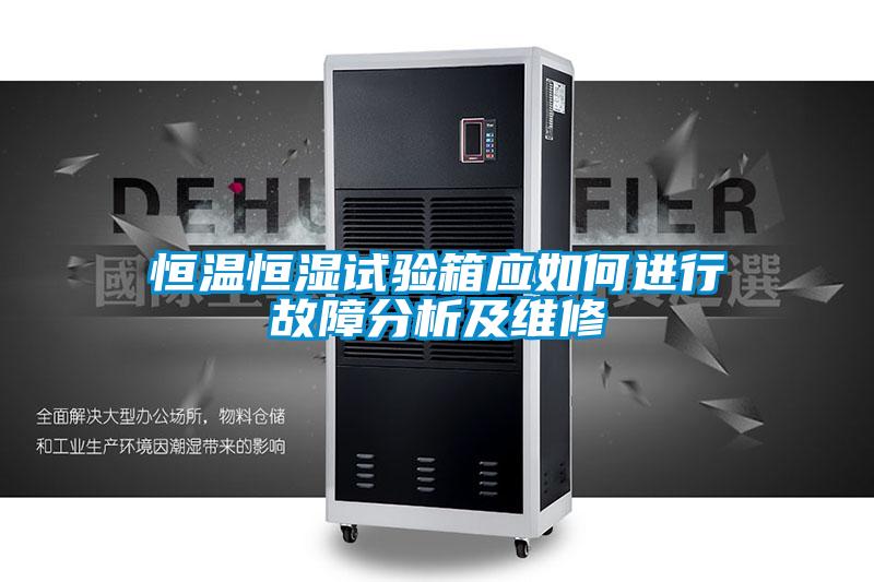 恒溫恒濕試驗箱應如何進行故障分析及維修