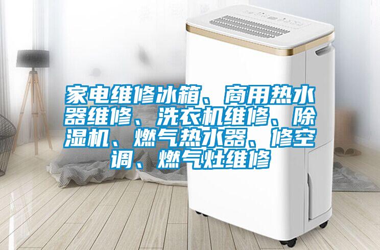 家電維修冰箱、商用熱水器維修、洗衣機維修、除濕機、燃氣熱水器、修空調、燃氣灶維修
