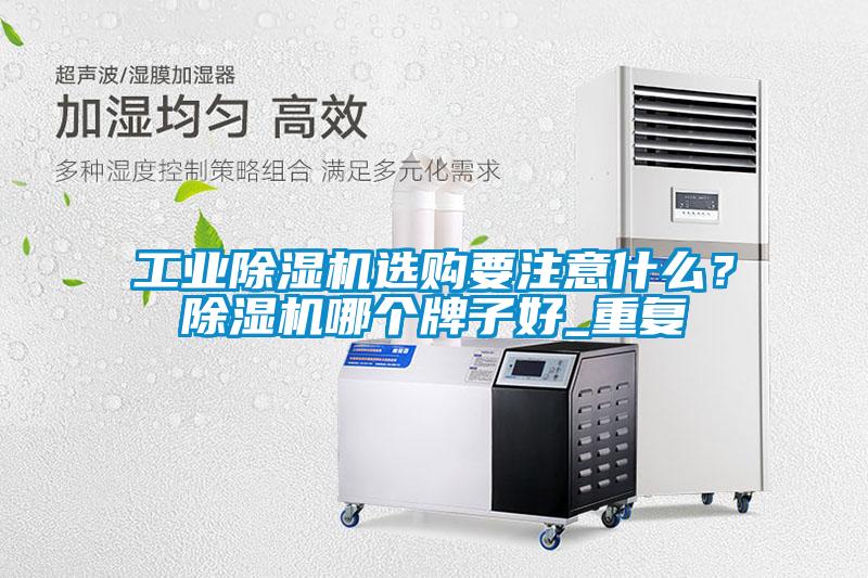 工業除濕機選購要注意什么？除濕機哪個牌子好_重復