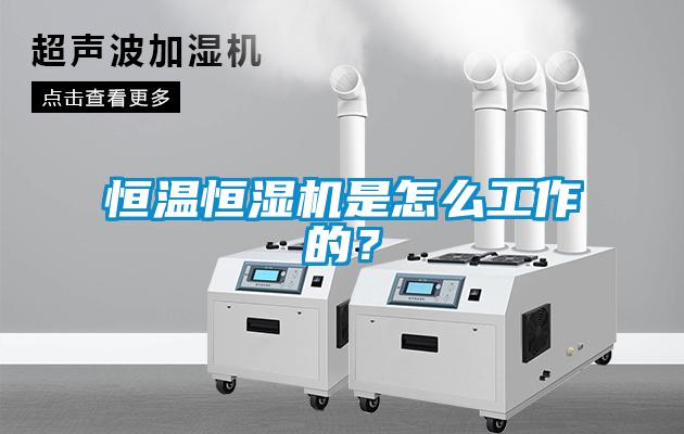 恒溫恒濕機是怎么工作的？