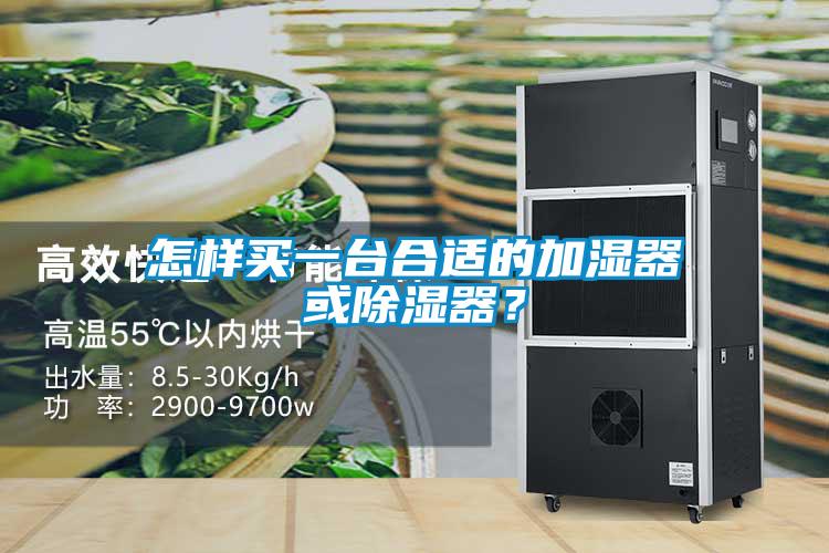 怎樣買一臺(tái)合適的加濕器或除濕器？