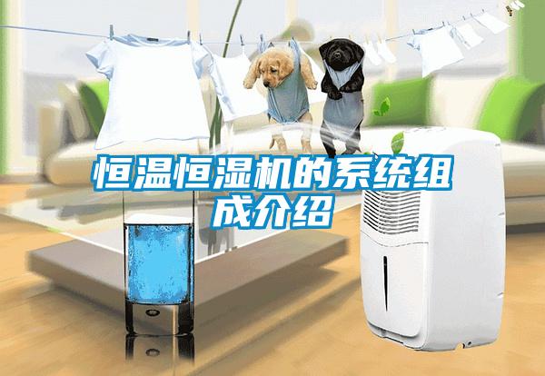 恒溫恒濕機的系統組成介紹