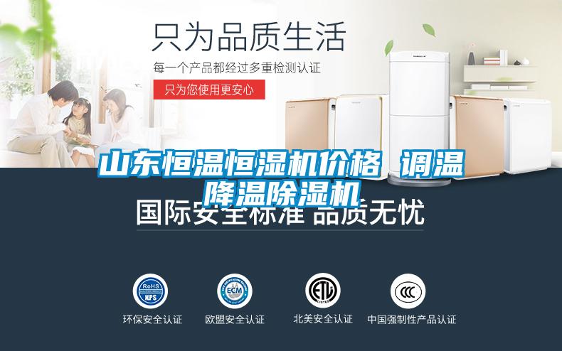 山東恒溫恒濕機價格 調溫降溫除濕機