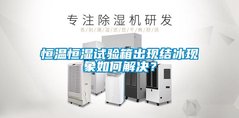 恒溫恒濕試驗箱出現結冰現象如何解決？