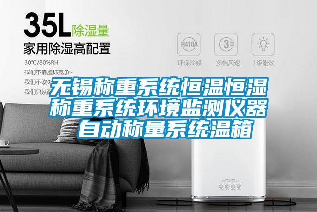 無錫稱重系統恒溫恒濕稱重系統環境監測儀器 自動稱量系統溫箱