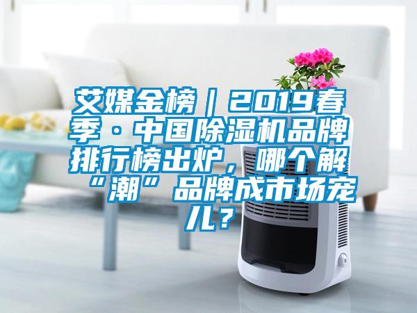 艾媒金榜｜2019春季·中國除濕機(jī)品牌排行榜出爐，哪個(gè)解“潮”品牌成市場寵兒？