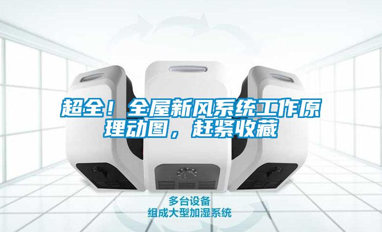 超全！全屋新風系統工作原理動圖，趕緊收藏
