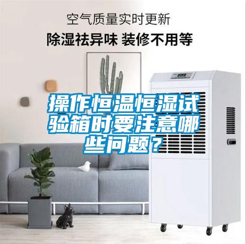 操作恒溫恒濕試驗(yàn)箱時(shí)要注意哪些問(wèn)題？