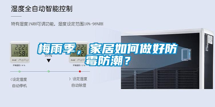 梅雨季，家居如何做好防霉防潮？
