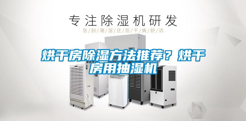 烘干房除濕方法推薦？烘干房用抽濕機